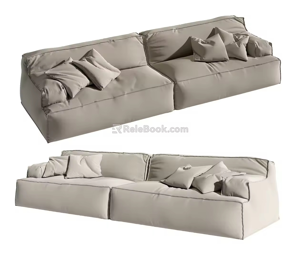 Modern Multiplayer Sofa 3d model