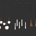Modern Pendant Lights With Various Designs Including Spherical Cylindrical And Conical Shapes