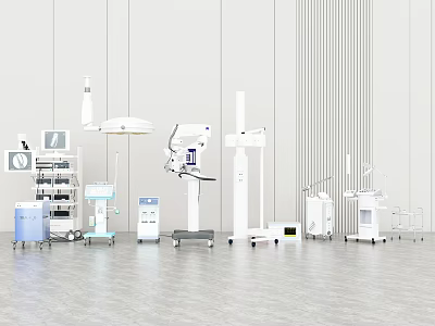 modern medical equipment hospital medical equipment physical examination equipment 3d model