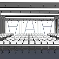 Modern Classroom Science and Technology Classroom Ladder Classroom Multimedia Classroom 3d model