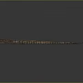 Artisan Crafted Metallic Feather Shaped Decorative Sculpture With Intricate Texture Details