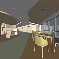 Modern Reception Area Design With Wooden Elements White Reception Desk Pendant Lights And Green Plants