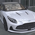 Hyundai 2024 Aston Martin DB12Volante car sports car 3d model