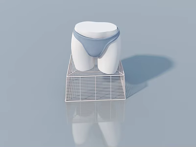 Clothing collocation 3d model