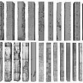 Modern Cement Columns Concrete Columns Stone Columns Industrial Wind Damaged Columns Old Columns 3d model