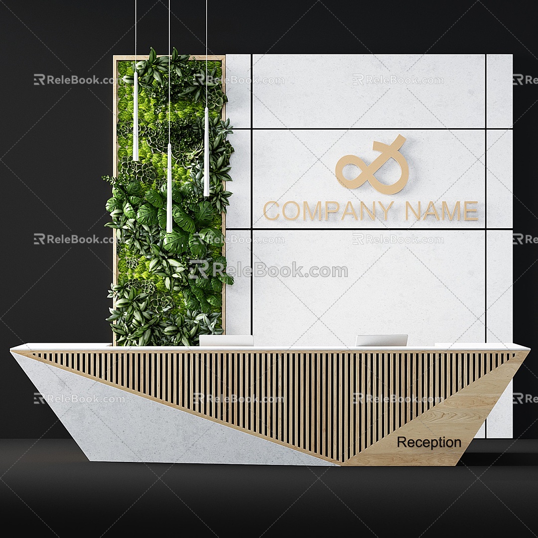 Reception Desk 3d model