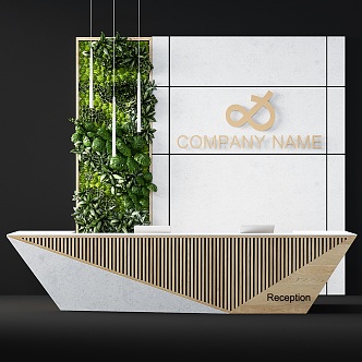 Reception Desk 3d model