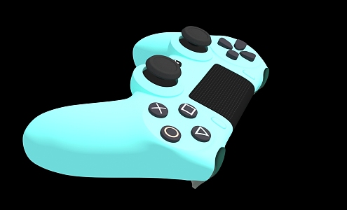 Modern game console 3d model