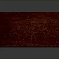 Red Wooden Table With Golden Carvings On Elegant Legs And Dark Top