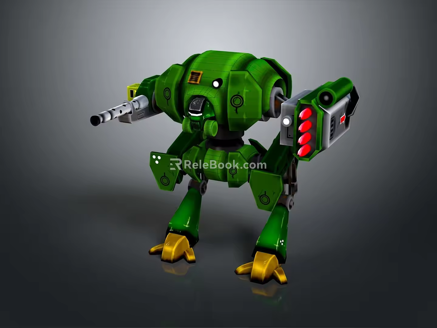 Mech Warrior Mech Soldier Machine Battlearm Mechanical Battlearm Machine Fighter Robot 3d model