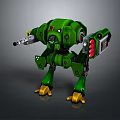 Mech Warrior Mech Soldier Machine Battlearm Mechanical Battlearm Machine Fighter Robot 3d model