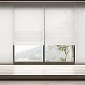 Modern Roman Curtain 3d model