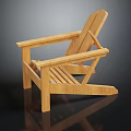 Natural Wooden Folding Chair Furniture With Classic Design And Durable Structure For Outdoor Use