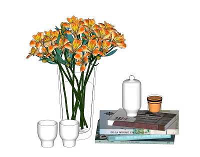 Ornaments combination 3d model