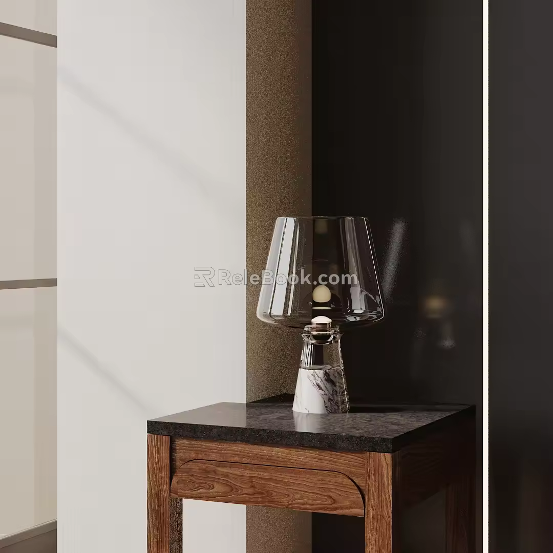 Modern table lamp 3d model