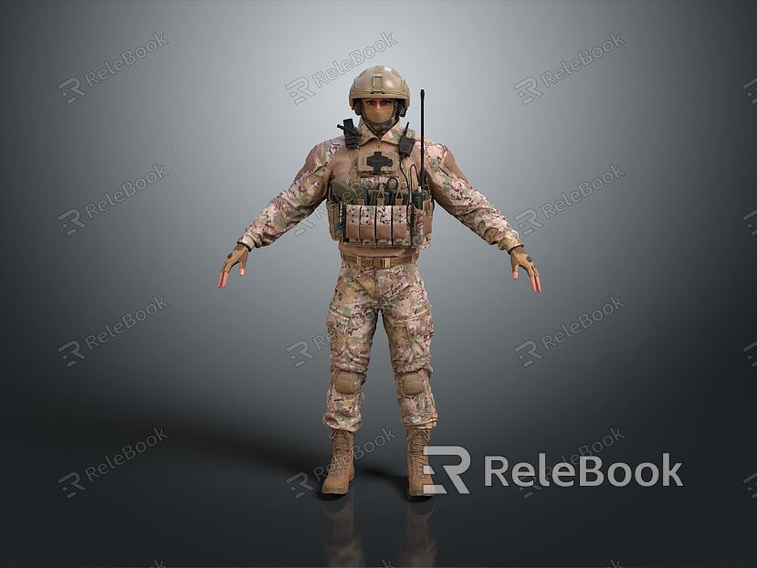 Special Forces Special Forces Special Army Special Warriors Rapid Reaction Force Soldiers Warriors model