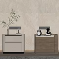 Modern bedside table 3d model