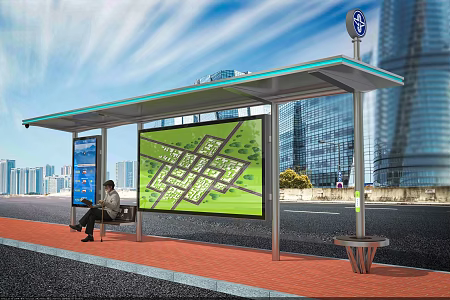Bus stop bus stop bus stop bus stop bus stop modern platform stainless steel bus stop 3d model