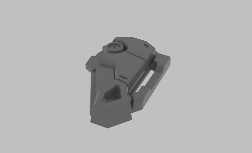 Modern parts up 3d model