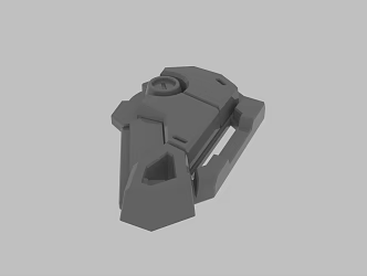 Modern parts up 3d model