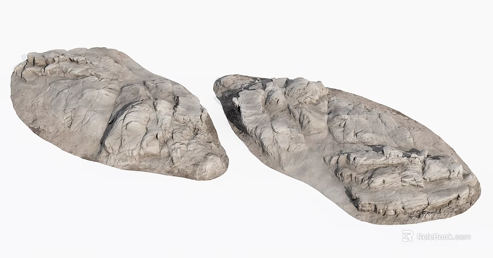 Textured Stone And Wood Materials For Rustic Home Decor Projects 3d model