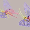 Puzzle Butterfly 3d model