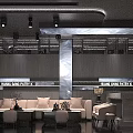 Modern KTV Interior Design Featuring Large Screen TV Sofa Decorative Painting And Ambient Lighting