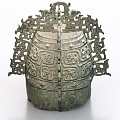 Qin Gong Zhong Bronze Bell Bronze Antique Cultural Relics 3d model