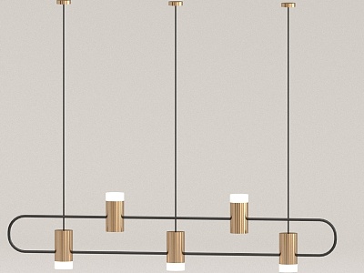 Simple Restaurant Chandelier 3d model