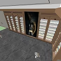 Luxurious Wine Cellar Interior Design With Wooden Racks Wine Bottles And Marble Floor Lighting