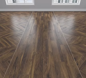 Modern Wood Flooring 3d model