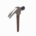 High Quality Hardware Tool Hammer With Metal Head And Wooden Handle