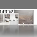 Huafu Exhibition Booth Model 3d model