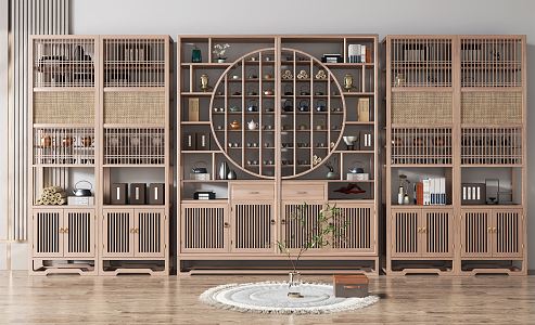 New Chinese Antique Rack 3d model