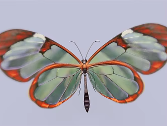 Modern Butterfly 3d model