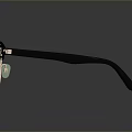 Classic Black And Gold Frame Eyeglasses With Clear Lenses For Stylish Daily Use
