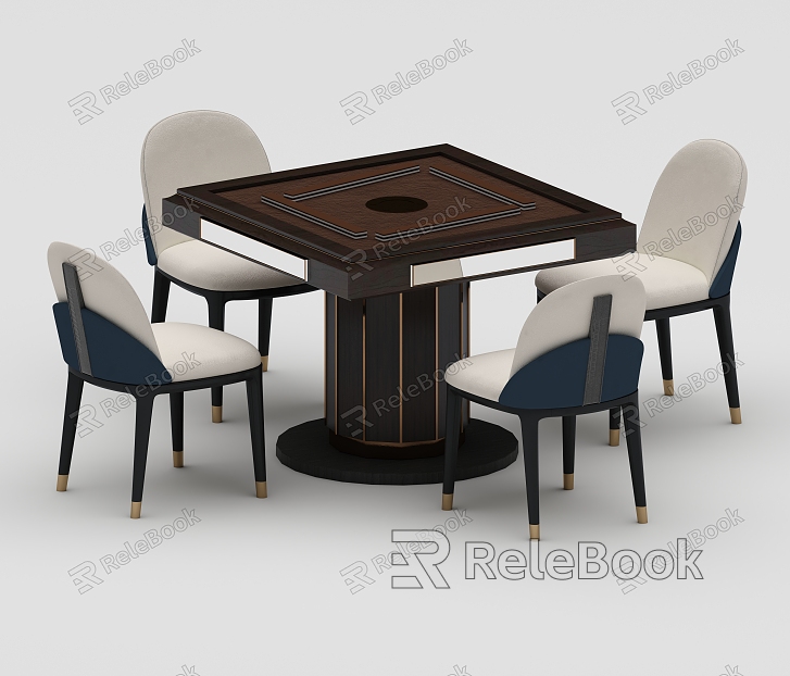 Modern Mahjong Table and Chair Automatic Mahjong Table and Chair model