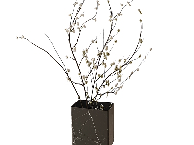 Modern flower arrangement model