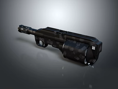 Modern shotgun shotgun shotgun sprayer 3d model