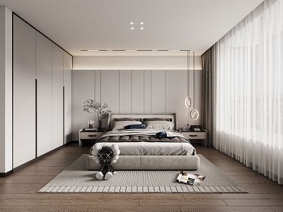 Modern Bedroom Master Bedroom Second Bedroom 3d model