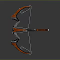Crossbow Mechanical Crossbow Shift Bow and Arrow Shoot Far Equipment Weapons High-tech Crossbow 3d model