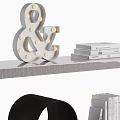 Modern Shelving Unit With Multiple Shelves Decorative Rings Books And Storage Baskets