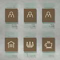 Office Wall Hanging Signs For Product Financial Departments Headquarters Meeting Room Tea Room