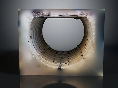 Underpass tunnel 3d model