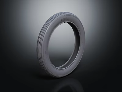 High Performance Car Tire With Durable Rubber Tread And Premium Construction 3d model