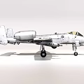 Fighter A10 Attack Aircraft 3d model