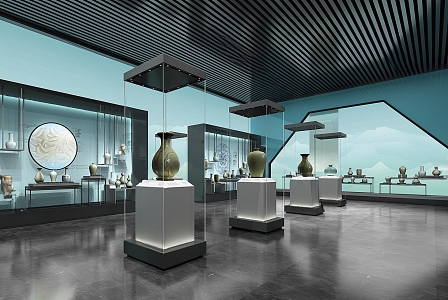 New Ceramics Museum Exhibition Hall 3d model