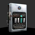 Vintage Radiation King Space Commander Electronic Device With Metallic Body And Control Buttons