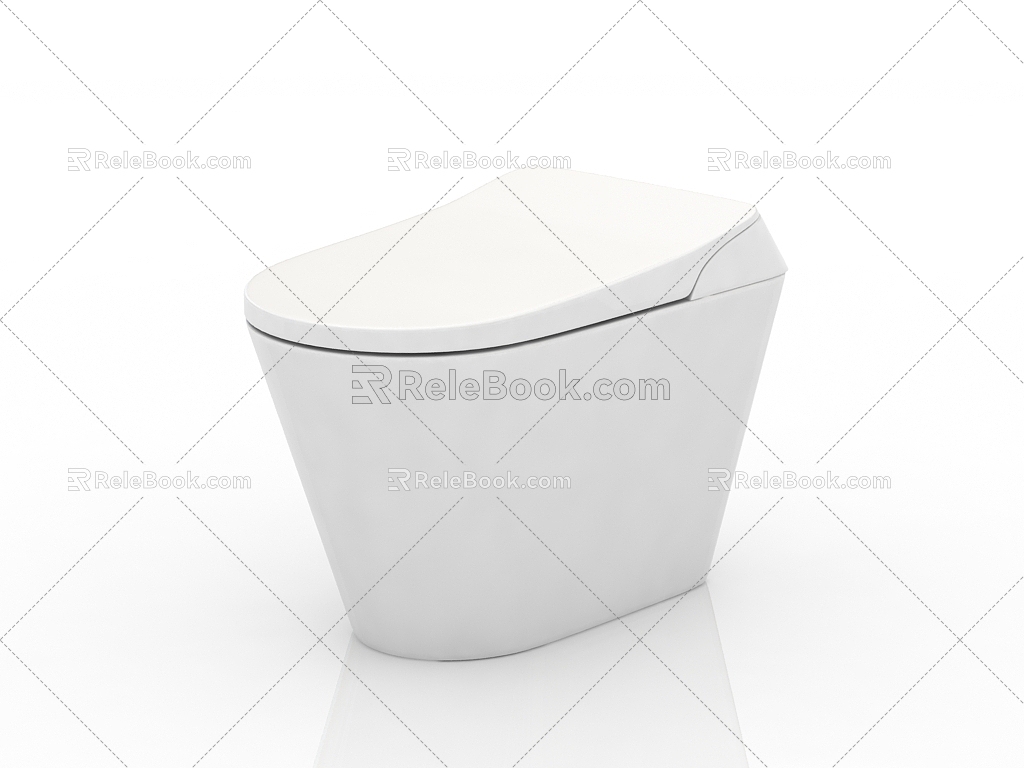 Modern Smart Toilet Smart Toilet 3d model