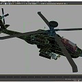 Imaginative Enemy PBR US Army AH64D AH64D Longbow Apache Gunship Attack Helicopter 3d model